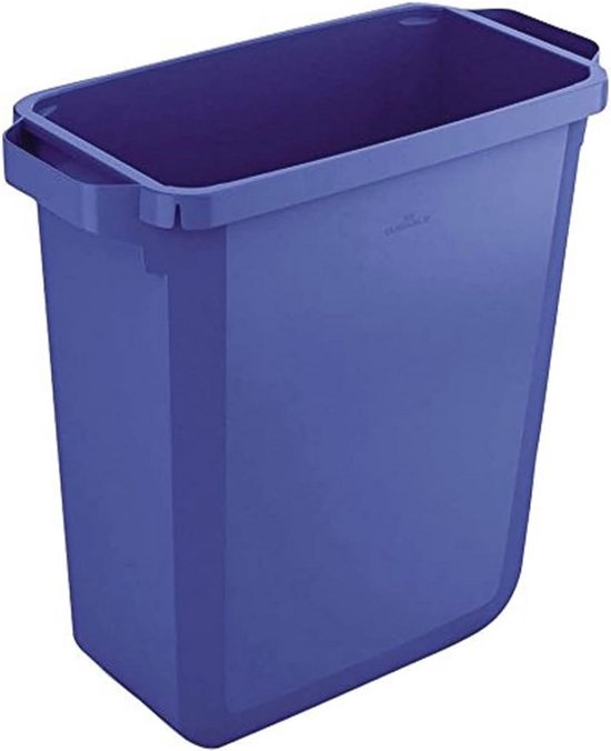 COSMIC Essentials badkamer- en keukenafvalemmer met modern pedaalsysteem en 5L inhoud. Vuilnisbak met rechthoekig deksel en klein voor toiletten