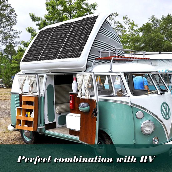 ECO-WORTHY 120W Zonnepaneel met Aluminium Frame