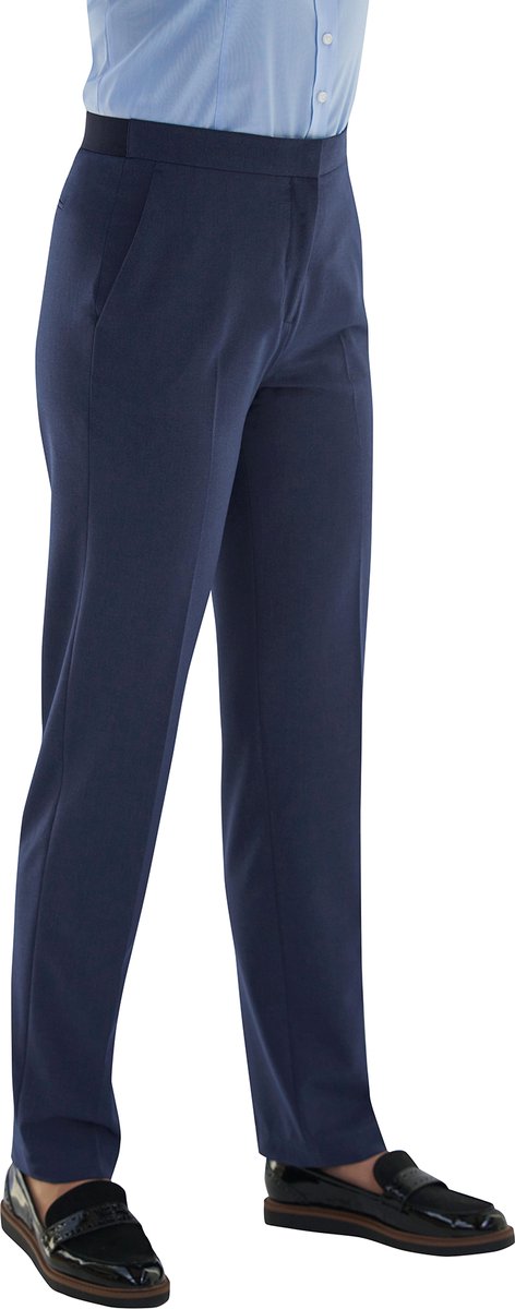 Brook Taverner Damespantalon Eleanor slimfit BT2392 - Denim - 36 EU (8 UK)