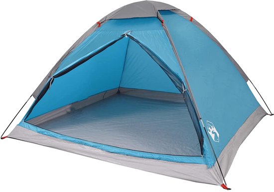 vidaXL - Koepeltent - 4-persoons - waterdicht - blauw van Vidaxl — afbeelding 2