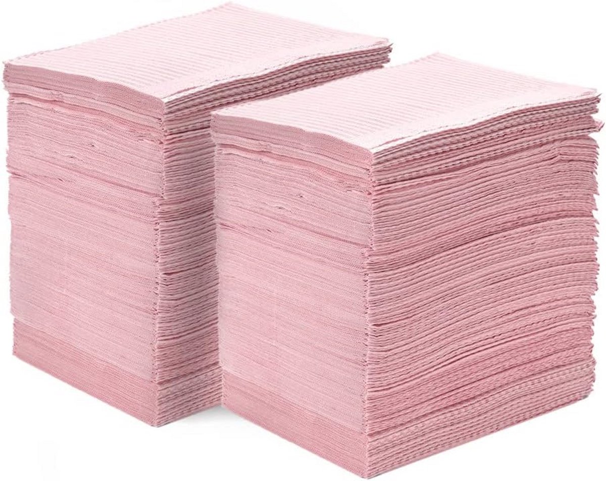 Image of 125 Stuks Wegwerpbare Tandslabben - Waterdichte Mat voor Tattoo, Tandheelkunde en Nagelkunst - Schoonheidssalon Onderlegger - Lekvrije Tafelkleed