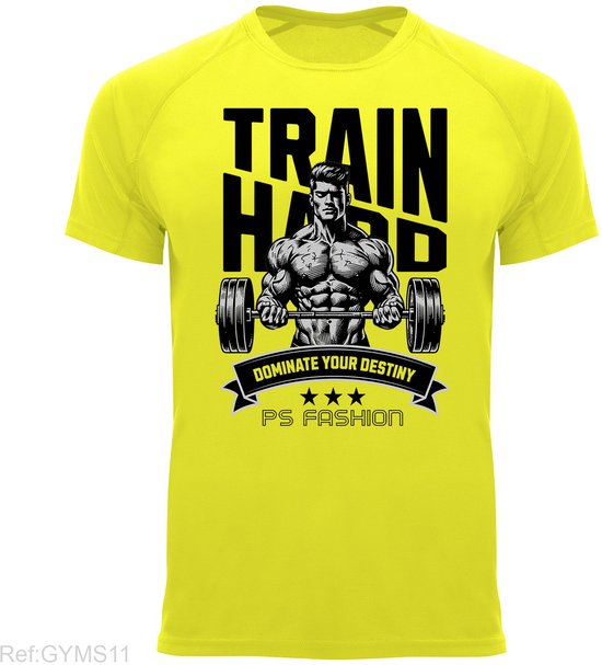 Sport t-shirt dryfit high quality with design train hard athletic t-shirt, workout shirt, activewear t-shirt, lightweight gym shirts