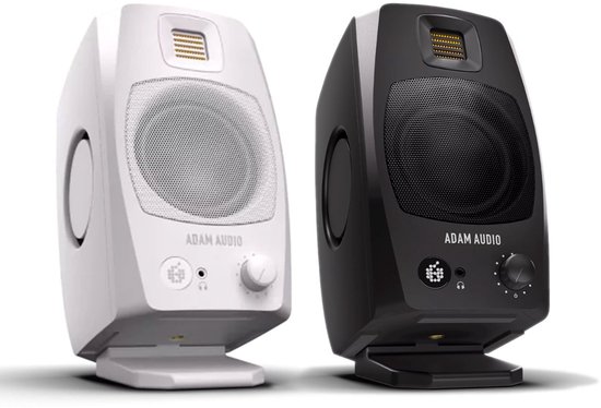 Adam Audio D3V Zwart - Actieve studio monitor set