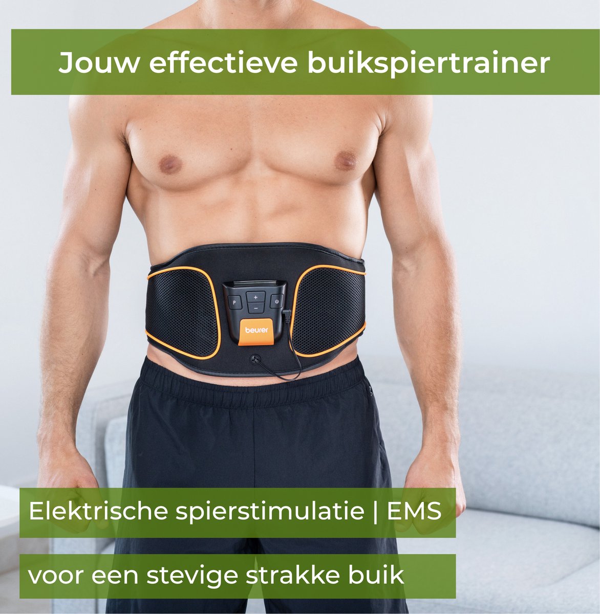 Beurer EM 35 Buikspiertrainers EMS Ab Trainer voor Rechte & Schuine