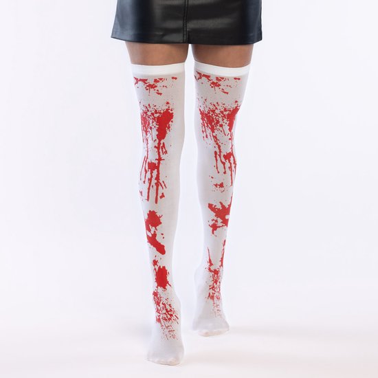 Boland - Paar kousen Bloody - Volwassenen - Vrouwen - Monster - Halloween en Horror