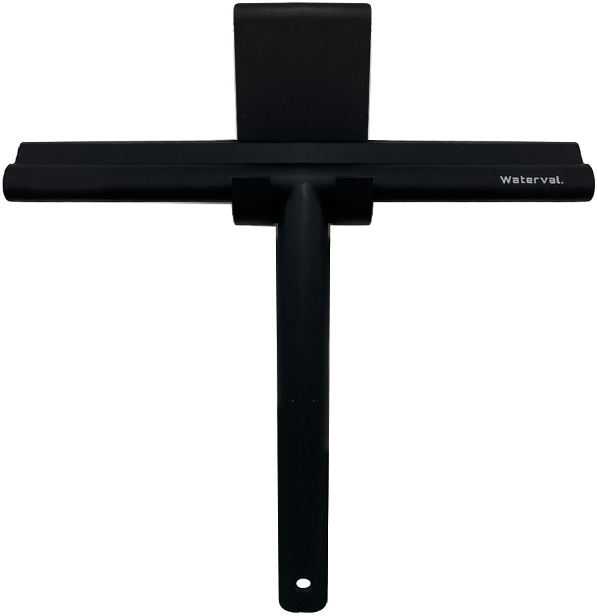 Waterval Douchewisser 24cm – Siliconen Trekker voor Douchewand & Badkamer – Zwart