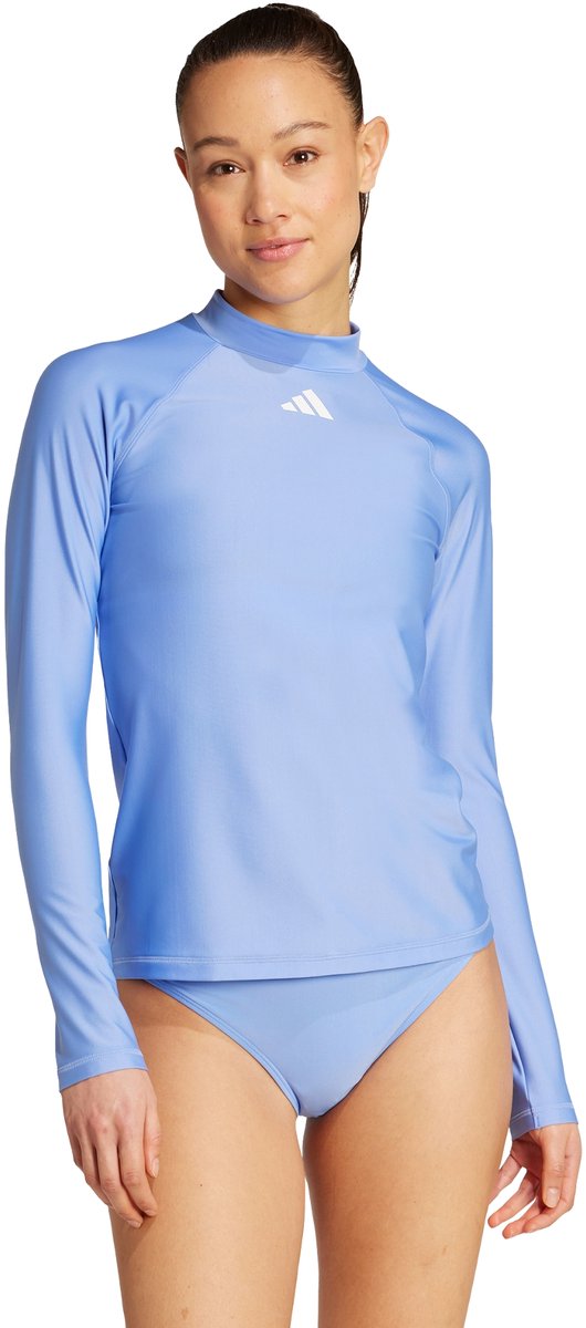 adidas Sportswear Longsleeve Rashguard - Dames - Blauw- L