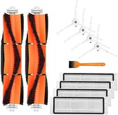 Accessoireset Geschikt voor Xiaomi Roborock E4, S5, S5 Max, S50, S51, S55 11 onderdelen