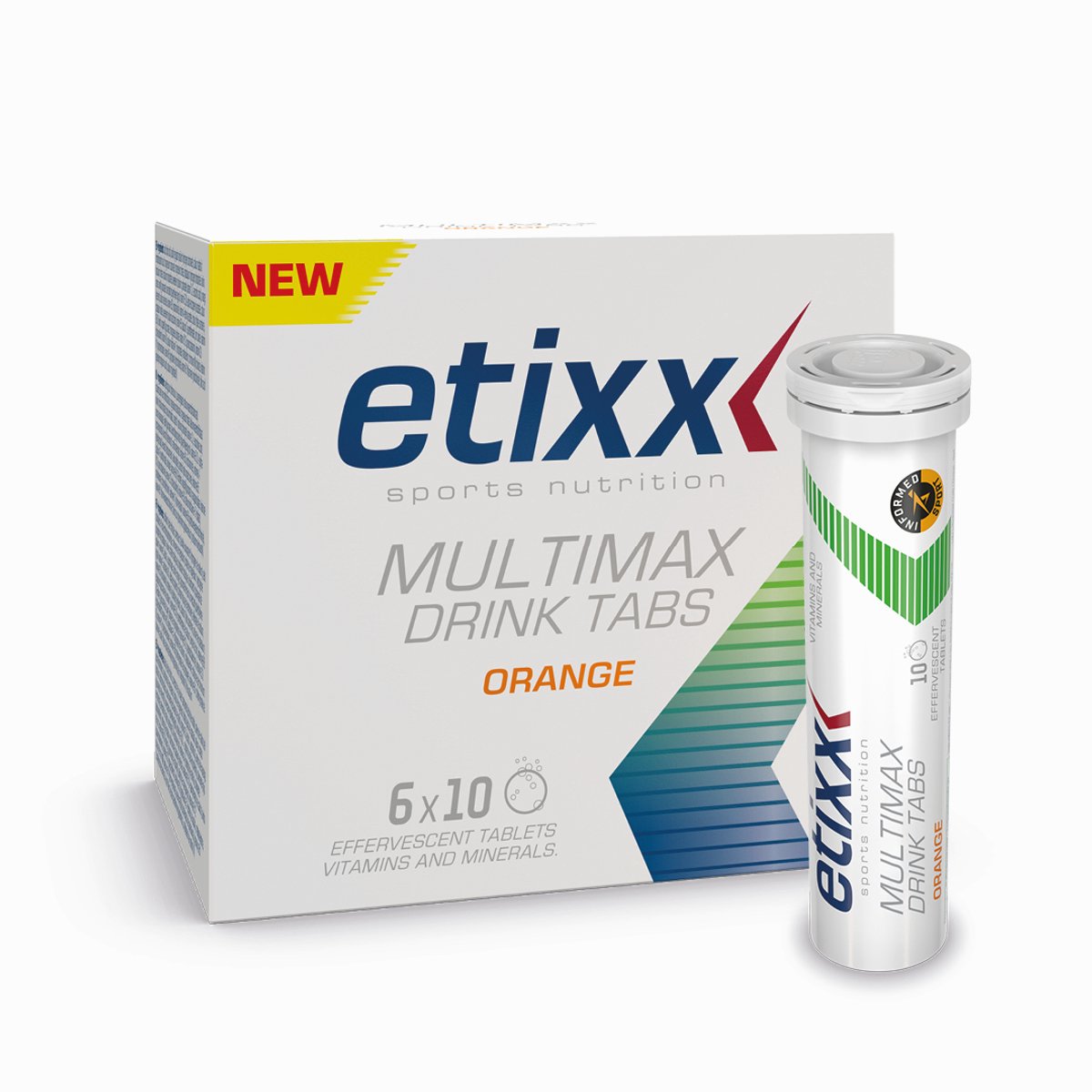 Goedkoopste Etixx Multimax Drink Tabs - Sports Nutrition - Supplementen - 60 tabletten - Multivitaminencomplex - Hoge dosering vitaminen - Mineralen - Sporenelementen