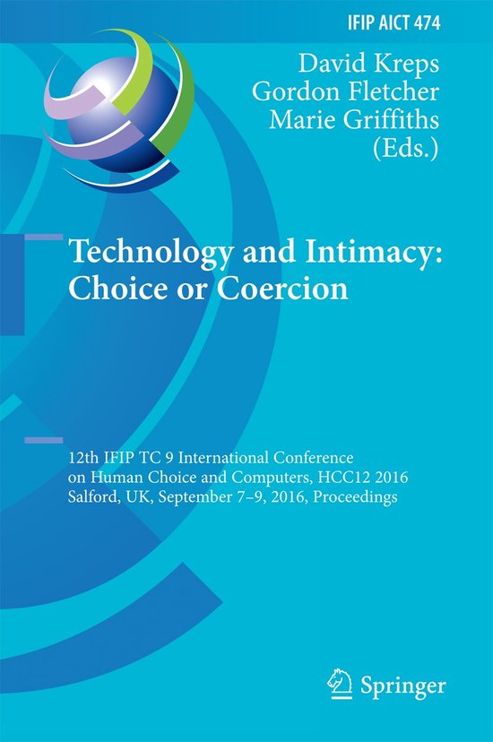 Technology and Intimacy: Choice or Coercion - cover