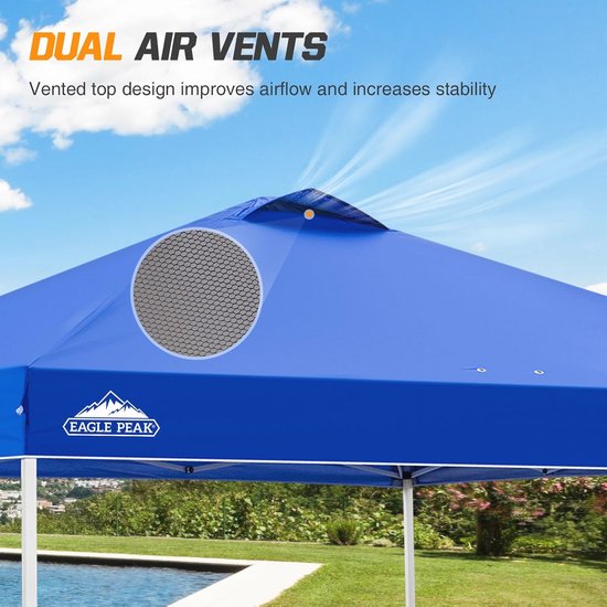 Pop-up luifel tent 3m x 3m - Lichtgewicht en draagbaar van POP — afbeelding 2