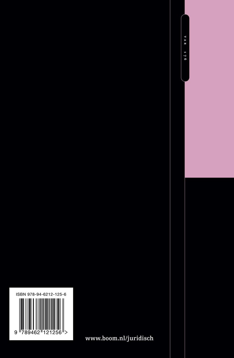 VAR-reeks 176 - Grenzen aan de compensatiesamenleving - back cover