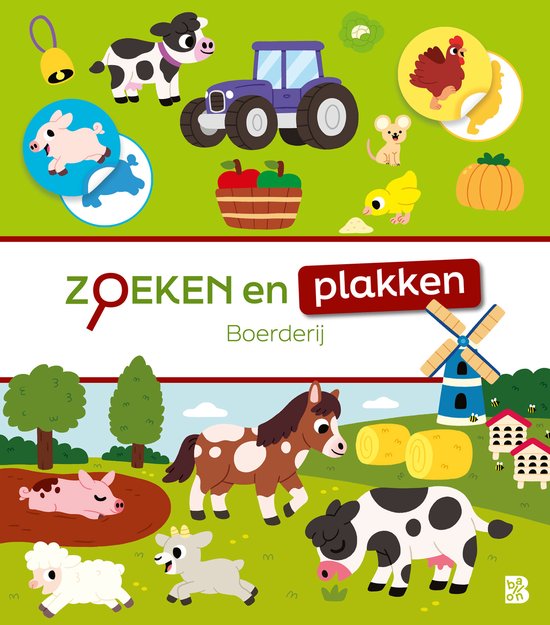 Zoeken en plakken 1 - Boerderij - cover