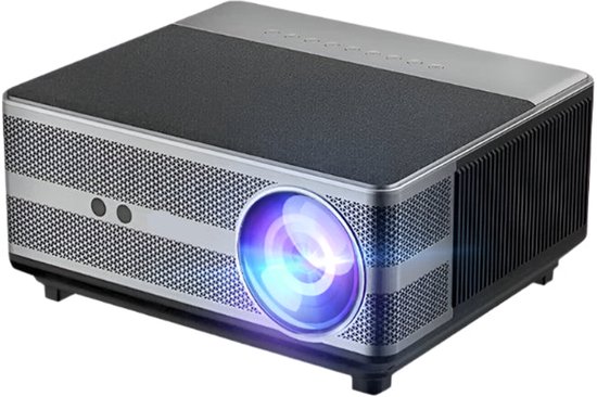 Mini Beamer - Projector - Digitale Beamer - Draagbaar - 1080P Projector - 4K Full HD - Met Auto Focus - 21000LM - 2500ANSI - AC100-240V / 50-60Hz - Android System - 205W - Zwart