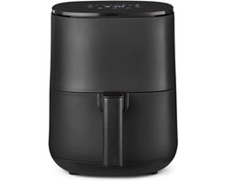 StayPowered Luchtfriteuse - Gezond en Snel Koken - Digitale Touchscreen-bediening - 8 Voorinstellingen - 5-in-1 Multikoker - Geen Voorverwarmen Nodig - Vaatwasmachinebestendig - Compact Ontwerp - Matzwart - Levering Sneller dan Aangegeven!