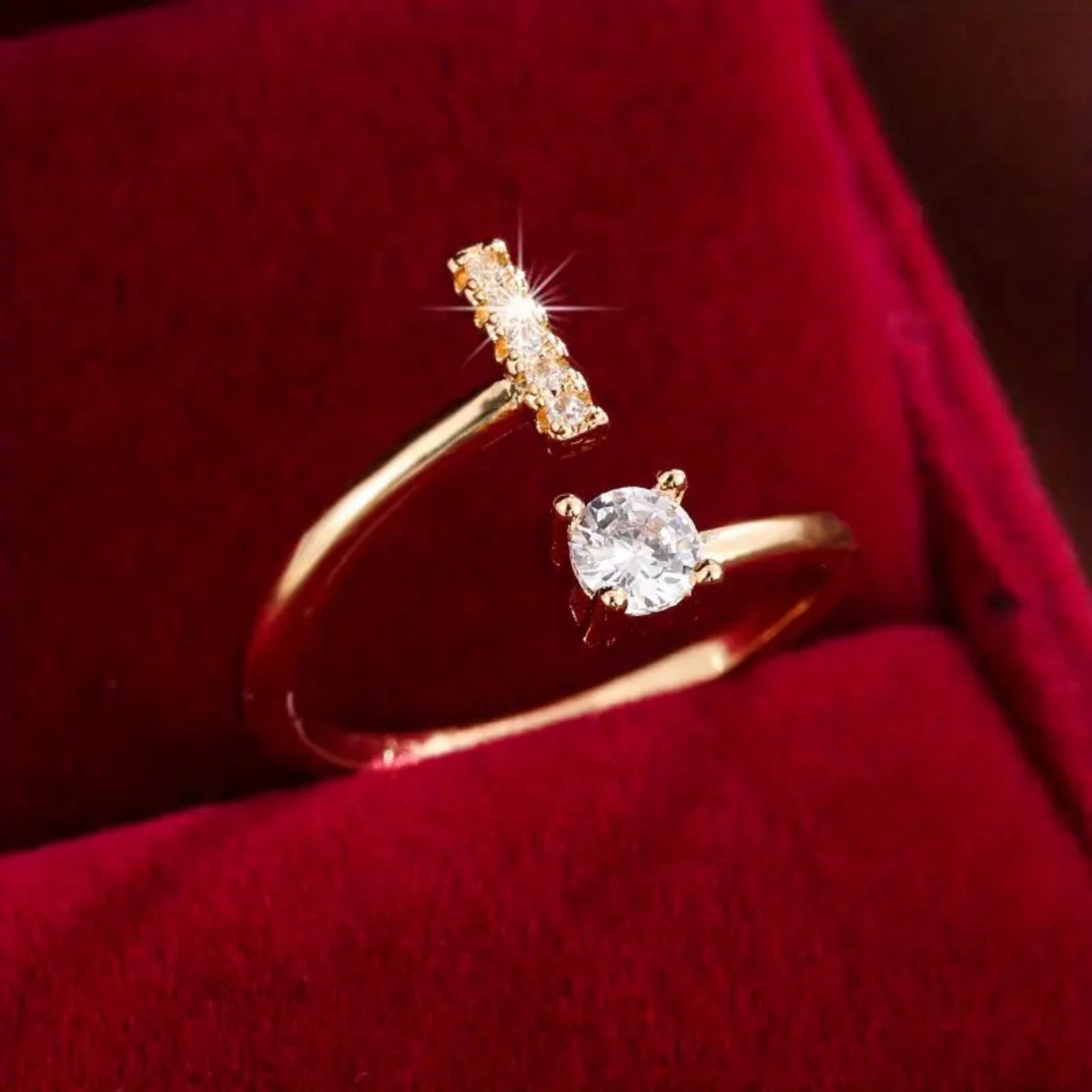 Bovista Ring - Ringen - Dames - Goud Kleurig - 20mm Diameter - I