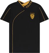 Maillot de football d'été Touzani pour garçon - Noir - Kohaku