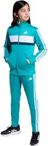 adidas Sportswear Seasonal Essentials Tiberio 3-Stripes Tricot Trainingspak Kids - Kinderen - Groen