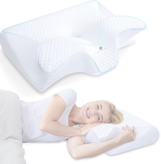 Hoofdkussen - Hoofdkussen Traagschuim - Hoofdkussen Zijslaper - Hoofdkussen Nekpijn