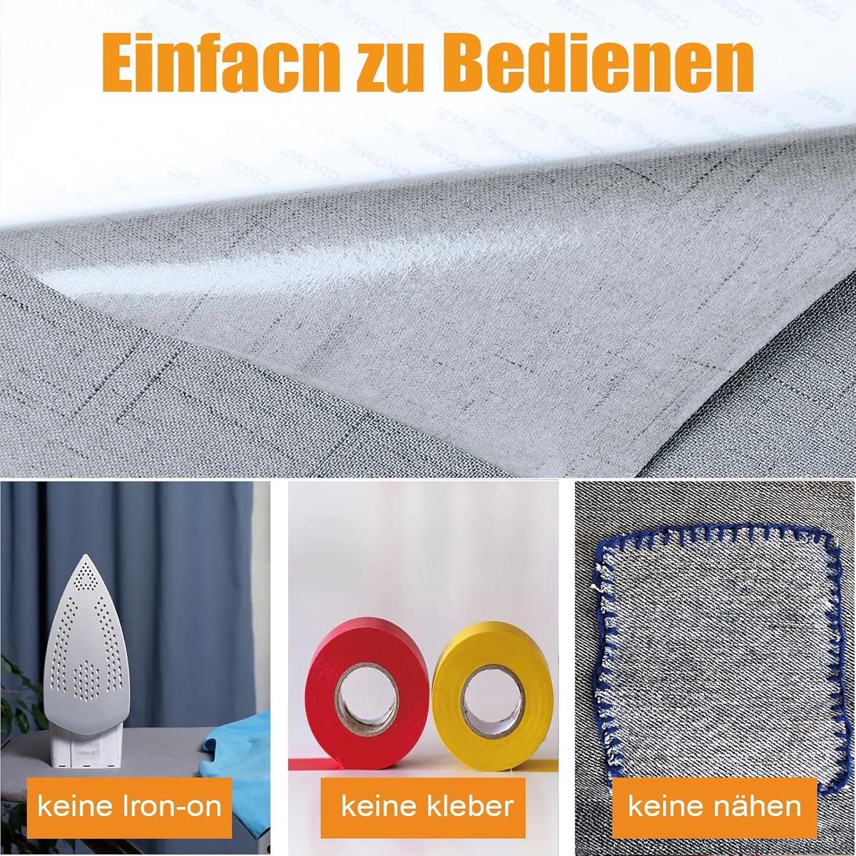 Lappen zelfklevende stof, 10 x 200 cm canvas stof zelfklevend, Lichtgrijs, waterdichte canvas lappen zelfklevend voor bank tent meubels autostoel ligstoel