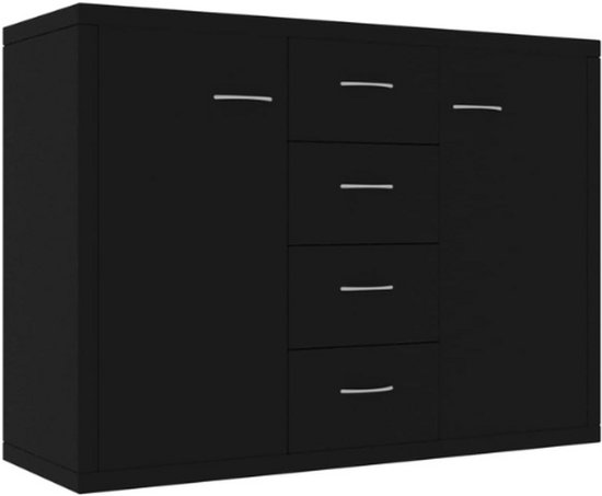 vidaXL Dressoir Grijs sonoma 33 x 34,5 x 89,5 cm Bewerkt - Kasten | Dressoirs