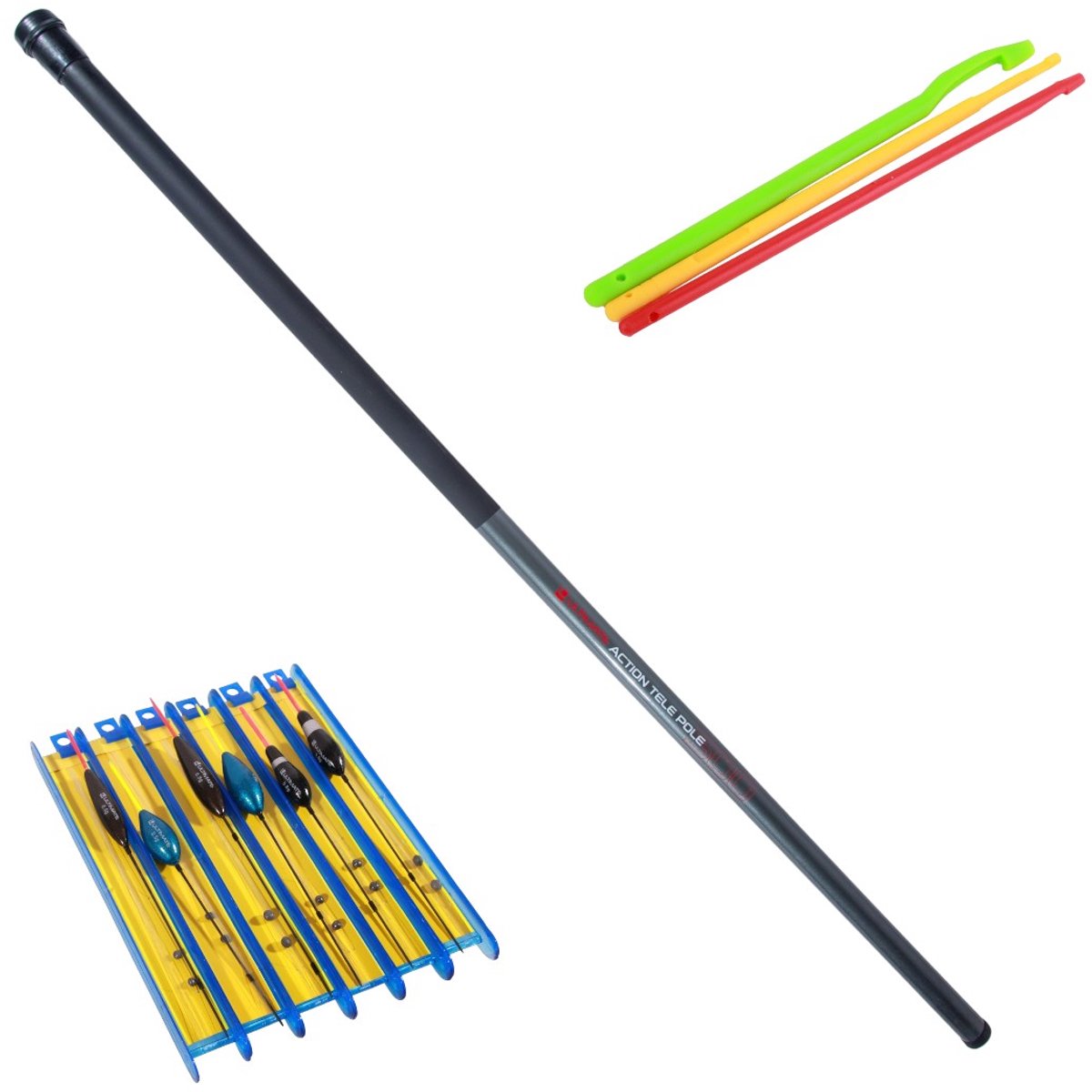Ultimate Action Tele Pole Vaste Hengel Set 6m | Vaste hengel