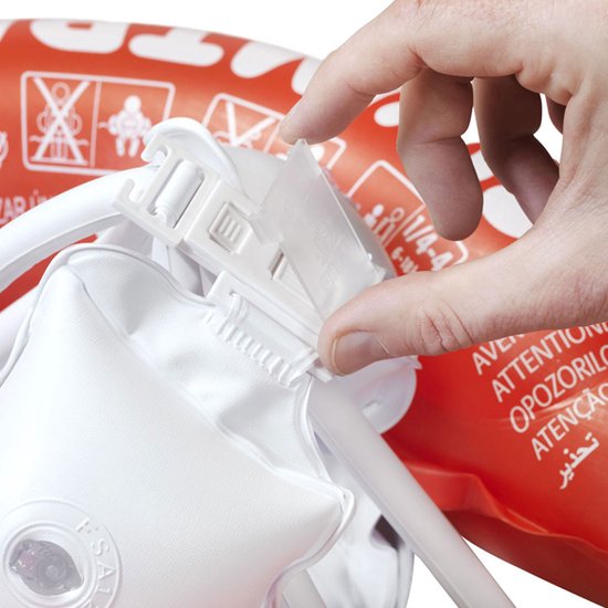 DE VEILIGE BABY ZWEMBAND: ZWEMTRAINER | SWIMTRAINER "Classic" ® rood (3 maanden tot 4 jaar) (Keurmerken: CE-TüV-EN13138-1:2014)