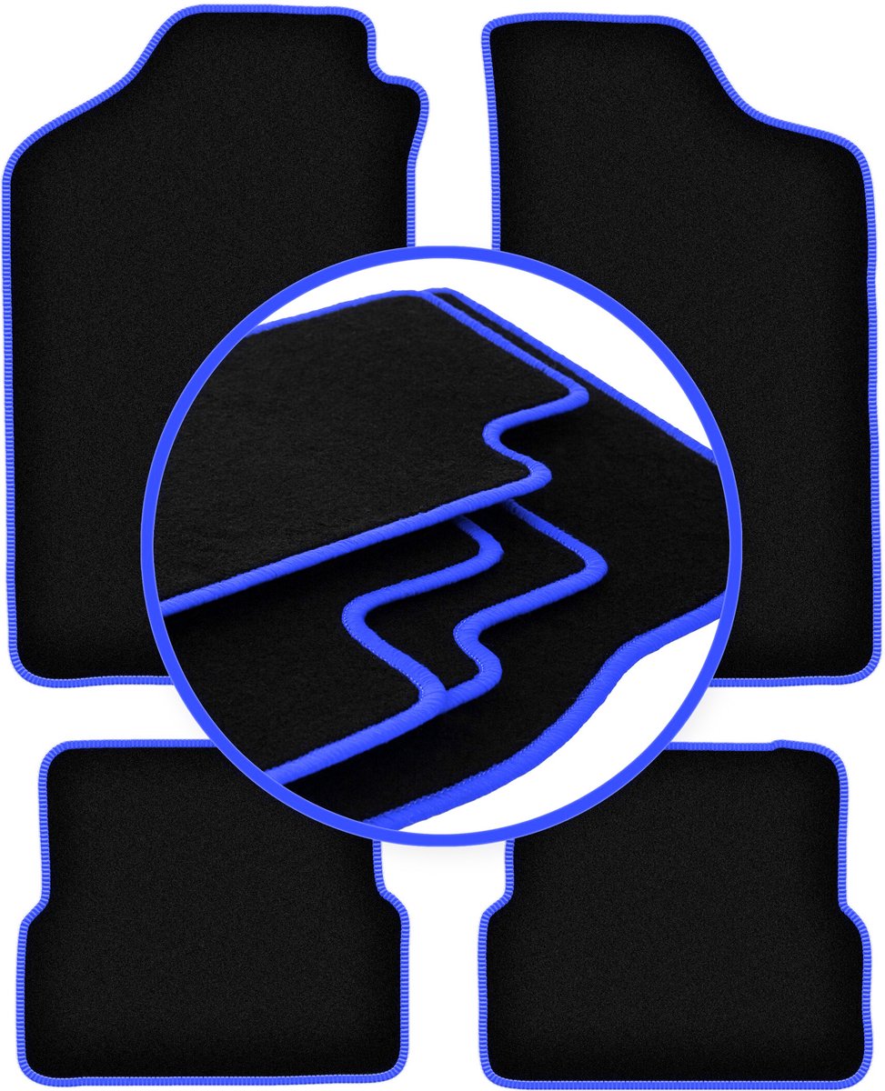 CARLUX-BLUE automatten voor: Volkswagen Jetta II sedan (1984-1992)