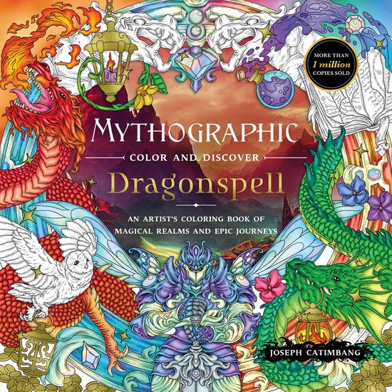 Mythographic Color and Discover: Dragonspell - cover