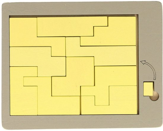 Lobbes houten puzzel denkspel voor kinderen vanaf 3 jaar - educatief speelgoed.
