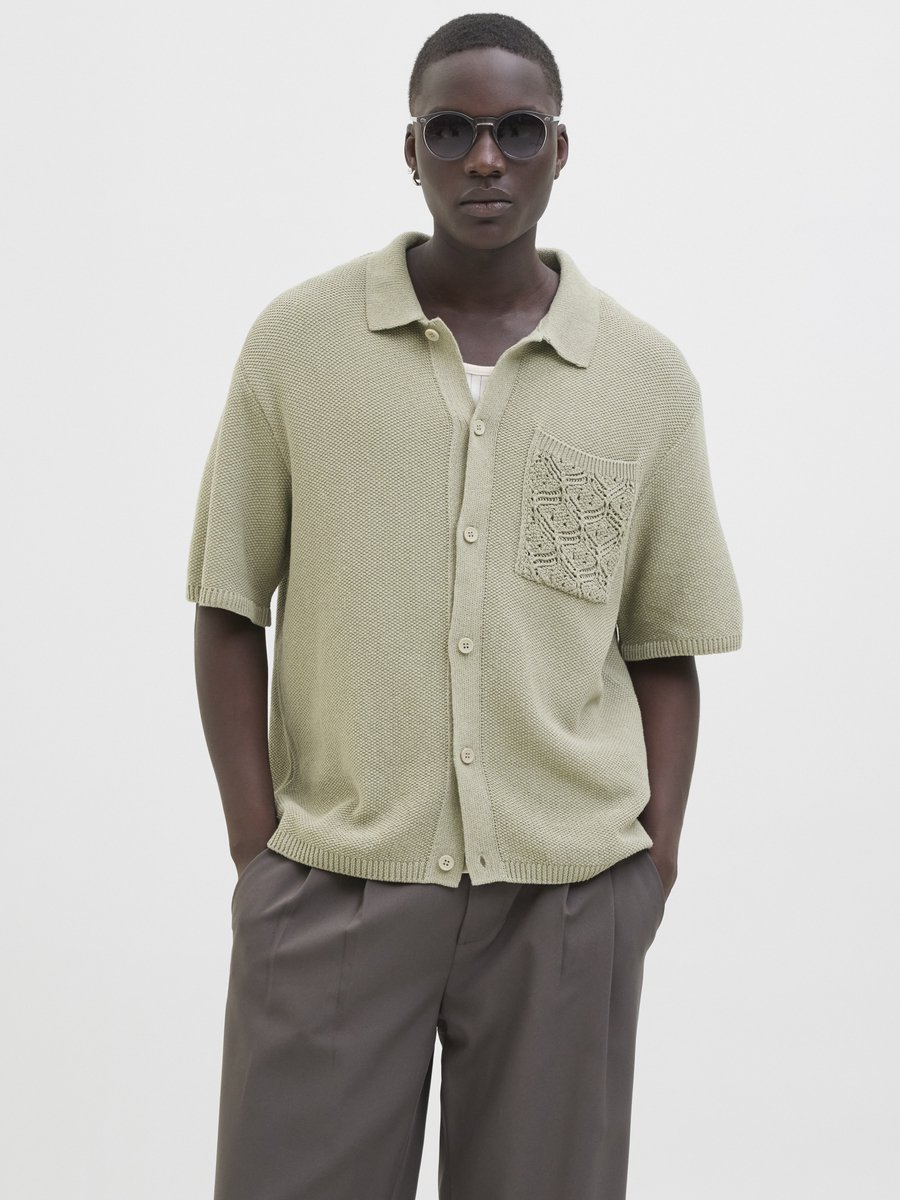 Jack & Jones Gebreide overhemd Gebreide overhemd
