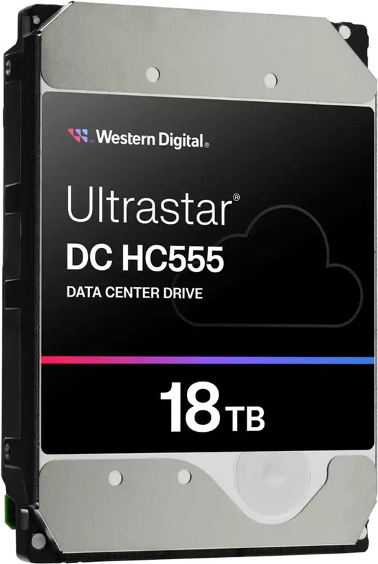 Western Digital Ultrastar DC HC555 interne harde schijf 18 TB 7200 RPM 512 MB 3.5" SATA III — afbeelding 2