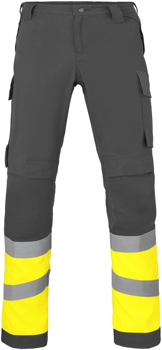 HAVEP Werkbroek Multiprotector 80570 - Charcoal/Fluo Geel - 48