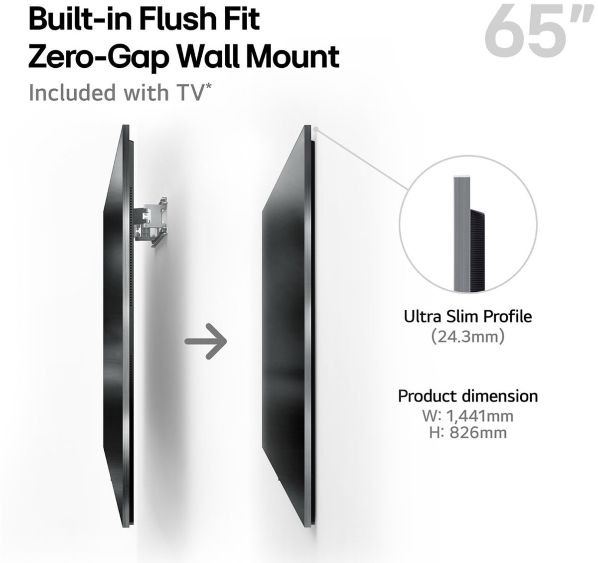 LG G5 65-inch OLED: Brightness Booster Max en Gallery Design thumbnail 3