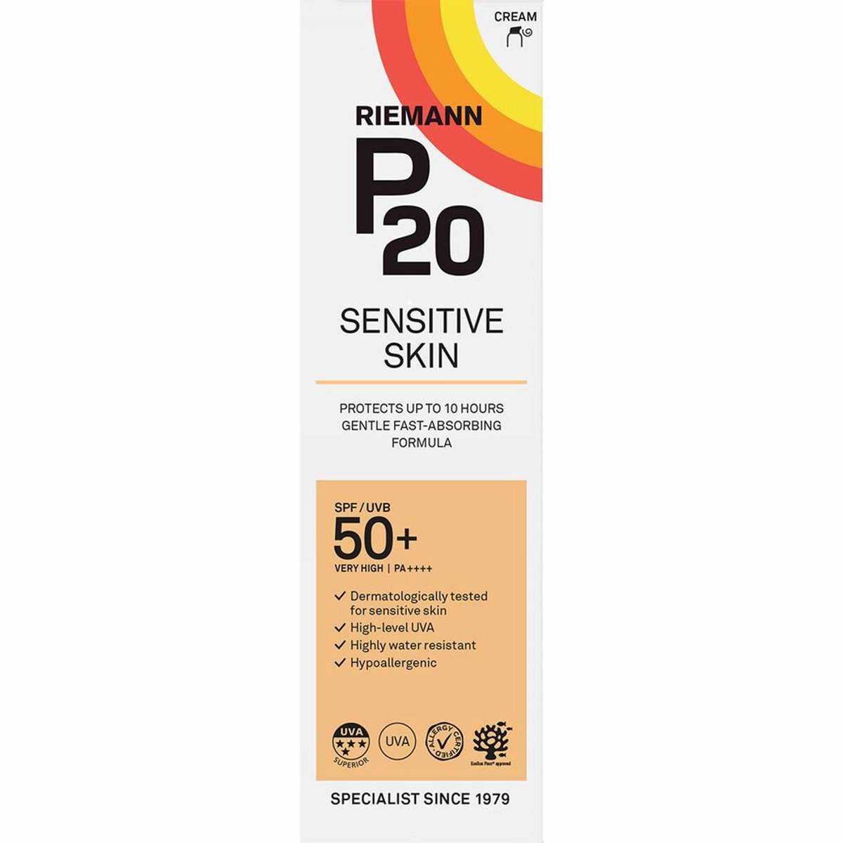 Goedkoopste 2x P20 Sensitive SPF 50 Lotion 100 ml