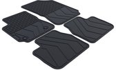 Tapis de voiture en caoutchouc sur mesure pour Citroën C4 Cactus - Année de construction : 2014 - 2018 - Montage d'origine - 4 pièces