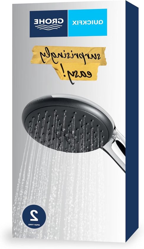 XD Design Grohe Vitalio Start 110 Sürgülü Duş Seti, 110MM Yuvarlak 3 Akışlı El D