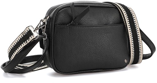 Sac de festival | Sac pour téléphone portable | Sac à bandoulière | Sac pour femme Klein et compact | 2 bretelles | Sac de vacances | Sac léger et pratique | Je suis HOLLANDAIS | Fira Zwart