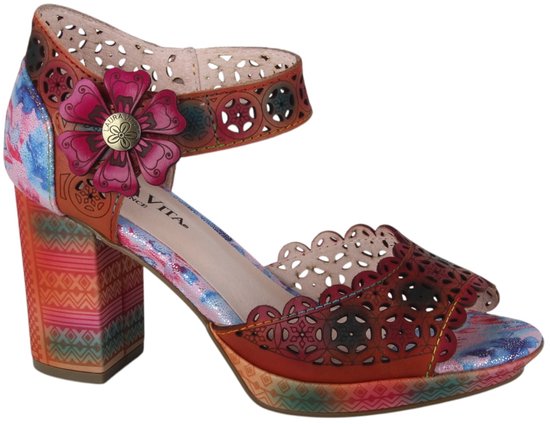 Sandales femme Laura Vita NACIO 325 Rouge taille 38 rouge