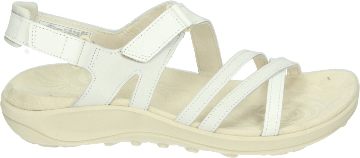 Merrell J008364 HARBOR BACKSTRAP - Sandalen met hakDames Sandalen - Kleur: Wit/beige - Maat: 40