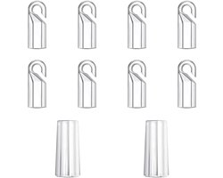 10 Stks Clear Plastic Herders Haak Mouw Verticale Blind Wand Vervanging Onderdelen Kit met Haak en Grip