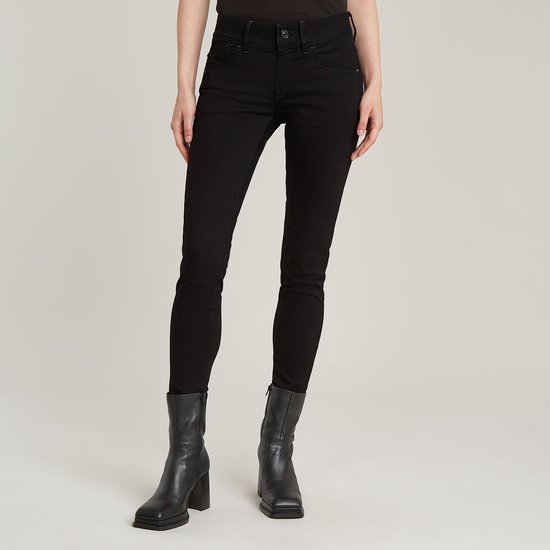 G-star Lynn Mid Skinny Spijkerbroek Zwart 29 / 30 Vrouw