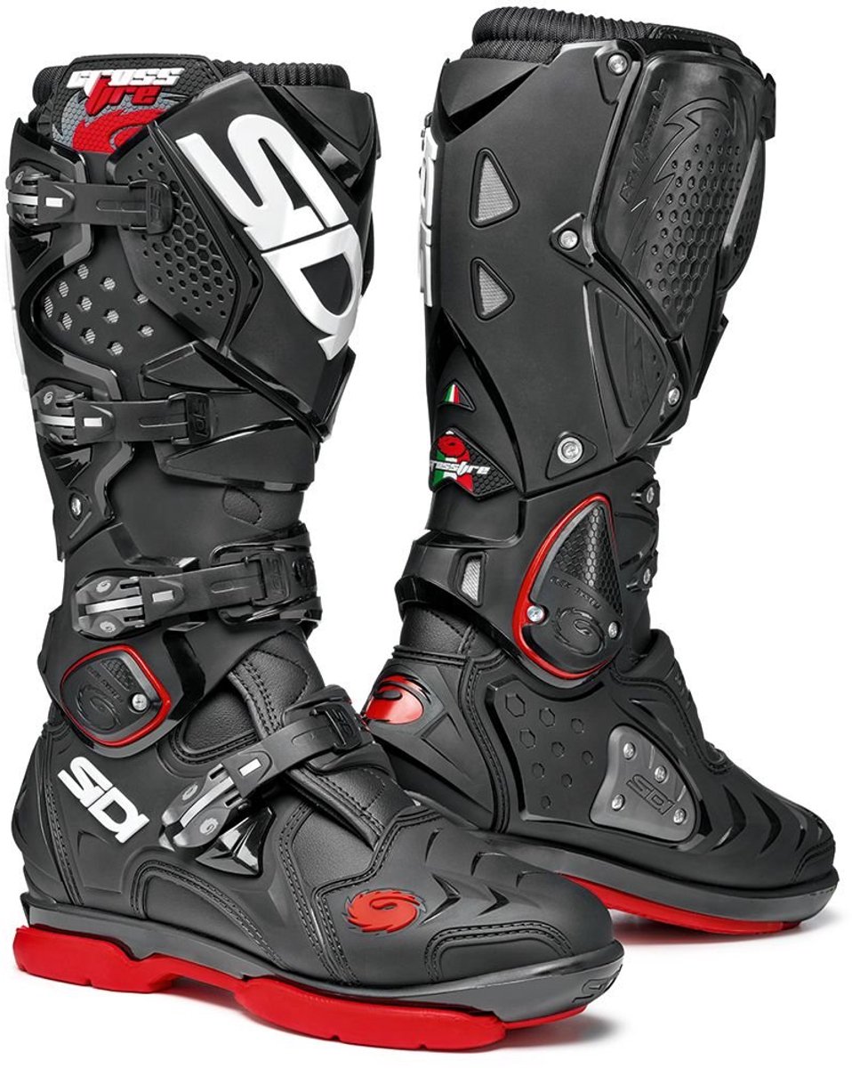 Sidi Crossfire 2 SM Zwart-Zwart Motorlaarzen - Laars