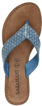 Lazamani - Vera Dames Slippers Denim - Maat 39