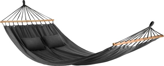 Outtec® Hangmat XXL met 2 Kussens - 240x150 cm, tot 200kg - Boho Katoenen Hangmat voor Buiten, Tuin, Balkon - voor Kinderen en Volwassenen