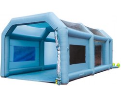 Opblaasbare Spuitcabine - Airbrush- Booth- Cabine- Opblaasbare Verfcabine - 6,8x3,5x2,8m - DIY Verfmachine - Anti-Spray Tent