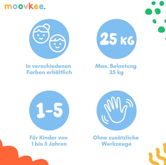 Driewieler met stuur 6in1 grijs - loopfiets vanaf 1 jaar - kinderfiets vanaf 1 jaar van Merkloos — afbeelding 3