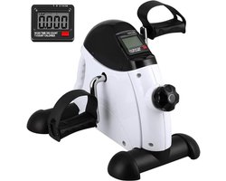 Stoelfiets - Bureaufiets - Deskbike - Bewegingstrainer - Handvaten - Fietstrainer met Instelbare Weerstand - Mini Hometrainer - Under Deskbike - Mobiliteitstrainer - Fitness - Bewegen Tijdens Je Werk - Beentrainer - Geschikt voor Armen en Benen