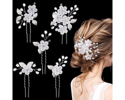 Top 10 Haarsieraden 2026: Set van 5 bloemvormige haarpinnen