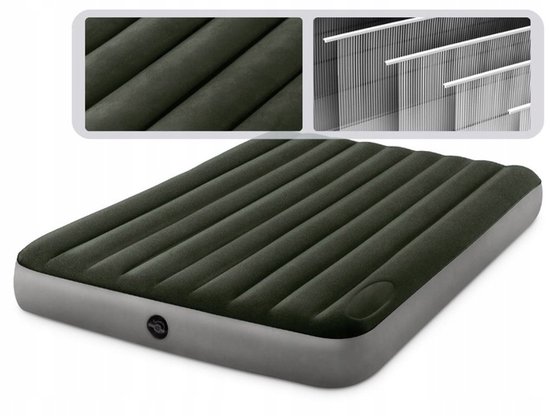 Intex Queen Dura-Beam Downy Luchtbed met ingebouwde voetpomp - 203x152x25cm van Intex — afbeelding 5